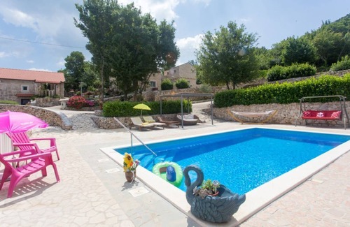 Dicmo Villa | Villa Brkic with private pool and playground- ideal for families & friends
