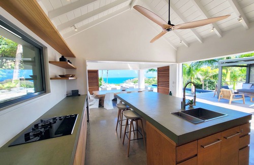Petit Cul De Sac Beach Villa | Villa Coco Rock | Ocean View - Located in Exquisite Petit Cul de Sac with Private Pool