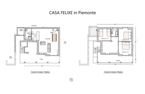 Gambasca House | Villa con vista fantastica in Piemonte