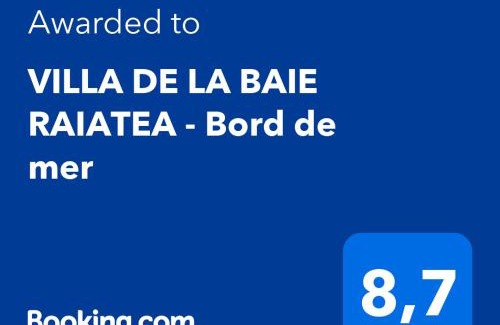 Teahupoo House | VILLA DE LA BAIE RAIATEA - Bord de mer de 70 m2
