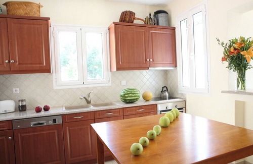 Perigiali Villa | Villa Del Sol with stunning view close to Perigiali beach!