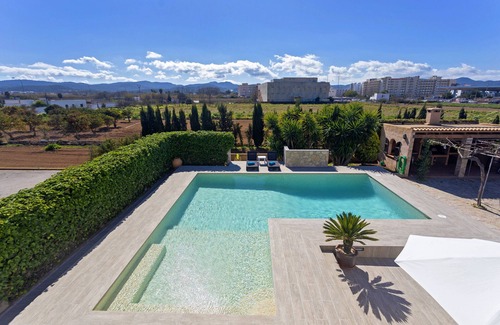 Sant Antoni de Portmany Villa | Villa Huerta downtown San Antonio tennis court Private pool