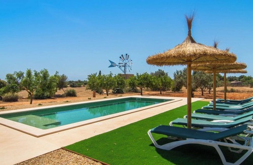 Ses Salines Villa | Villa Hort de Can Rafalet with Mountain View, Pool & Wi-Fi