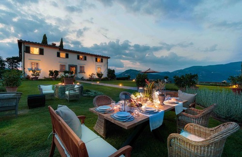 San Michele di Moriano Villa | VILLA IL CASTELLO: Vibrant Sanctuary of Enchanting Colours. 6 Bedrooms, Private Pool