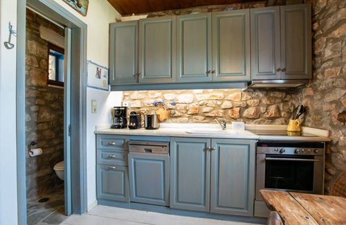 Krotiri Villa | Villa 'Iliablue' with Sea View, Wi-Fi and Air Conditioning
