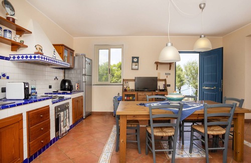 Santo Stefano di Camastra Villa | Villa 'Delfino Blu' close to the Sea with Sea View, Garden, Terrace & Wi-Fi