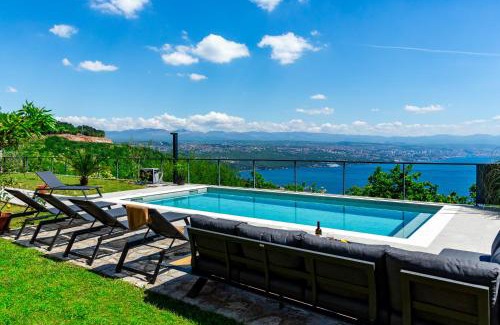 Opatija Villa | Villa K Opatija with a heated pool, sauna, astonishing sea view