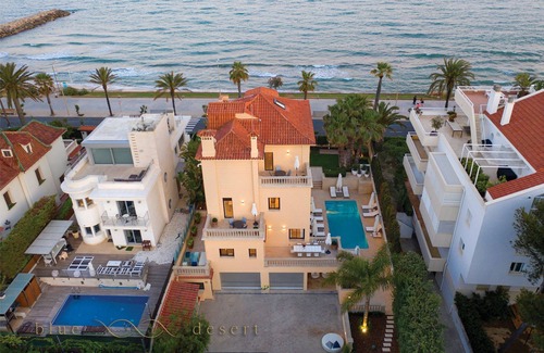 Passeig Maritim Villa | Villa Madonna Impressive maritime villa with private pool & garden from the center of Sitges