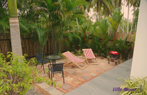 Ko Pha-ngan Villa | Villa Manni private pool and coconut trees