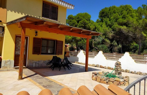 Porto Pino House | VILLA MARGHERITA MARE PORTO PINO 3 CAMERE