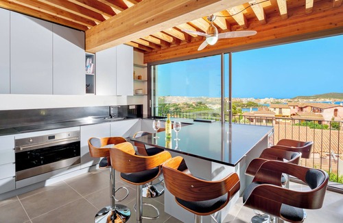 Baia Caddinas Villa | Villa Mirtillo with sea view and pool 600 mt from Golfo Aranci beach