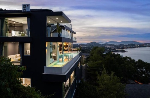 Chaweng City Center Villa | Villa Moonstar - Luxury with Breathtaking Sea Views