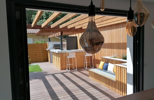 Labenne Villa | VILLA OCÉAN with SPA and SWIMMING POOL