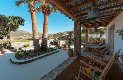 Ftelia Villa | Villa Palm- SeaView-Hot Tub-200m from Ftelia beach