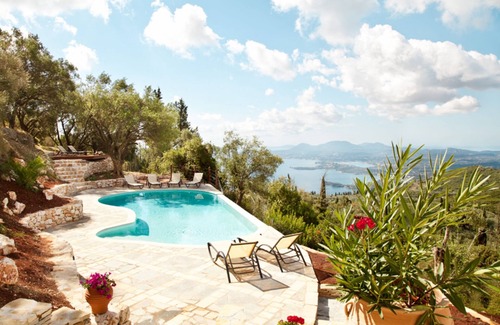 Spartylas Villa | Villa Petalutha - A Stunning Villa with panoramic sea and mountain views.