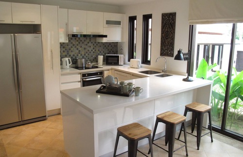Bophut Villa | Villa Pura Samui - Big Pool & Gym for Family&Friends-2 minutes walk to the beach