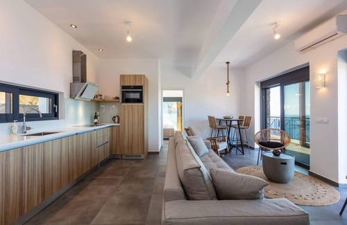 Agios Vasileios Villa | Villa Sea-Esta in Sellia with spectacular Sea view and pool, Adults Only