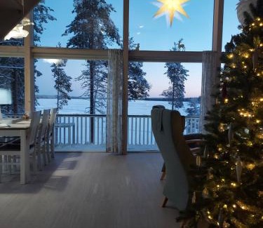 Rovaniemi Villa | Villa Sirius Sieri, nice Log-Cottage by the lake