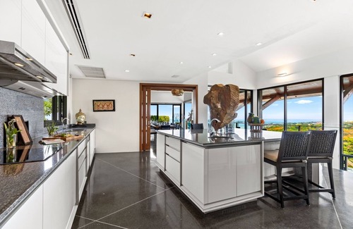 Choeng Mon Villa | Villa Skyfall- (4Bed) Seaview Pool Villa with Private Cinema
