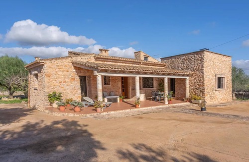 Santanyi Ski Chalet | Villa Son Coves by Slow Villas with salt-water swimming pool and garden in Santanyi