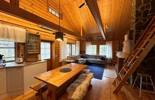 Lampivaara Cabin | Villa Sukka - Cozy cabin with Sauna and a fully equipped kitchen - Free WiFi