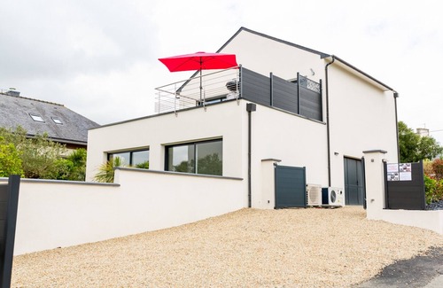 Roscoff Villa | Villa Surcouf 5 stars - sea view - private pool and beach 200m away