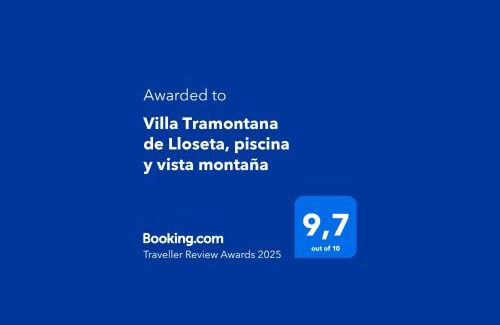 Lloseta Villa | Villa Tramontana de Lloseta, piscina y vista montaña