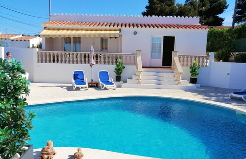 Cala en Porter Villa | Villa With Private Pool, Air Conditioning, WiFi, billiard and table tennis