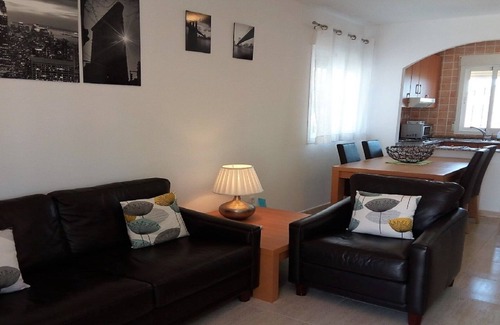 Mazarron Villa | VILLA WITH PRIVATE GARDEN/POOL/AIR CON IN BEDROOMS. SLEEPS 4+COT.