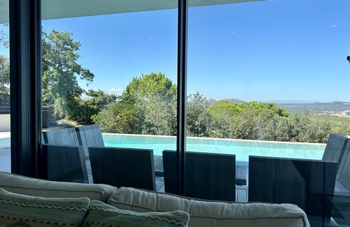 Sa Riera Villa | Villa with spectacular sea views. Infinity pool. Lift.Wifi. A/C.