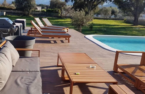 Lucciana House | VILLA WITH SWIMMING POOL in a wooded park close to sandy beaches