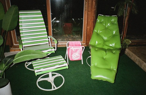Stanchfield House | Vintage kitsch 70s/80s themed house with indoor pool and backyard creek