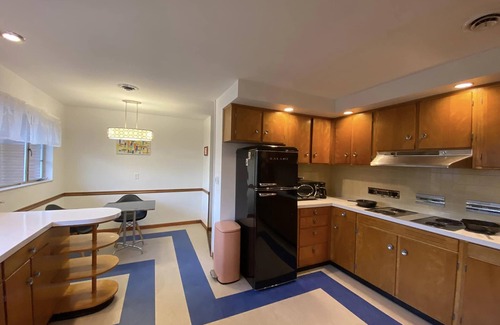 Logan House | Vintage Vibes! Mid century style with modern comfort.