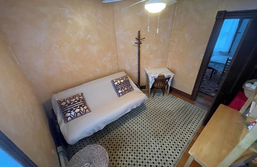 Mystic Apartment | VintageVillageVictorian V^3 Old Port District, First Floor, Off-street Parking