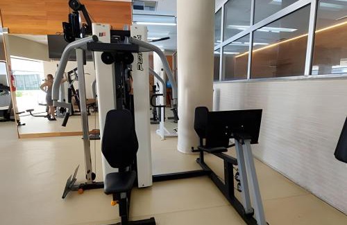 Setor Hoteleiro Norte Apartment | Vision, local nota 10! Academia, sauna e piscinas.