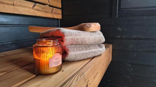 Kolari Ski Chalet | Visit Lapelland - Riverside Village with a Nature View, Fireplace, Sauna, Kitchen
