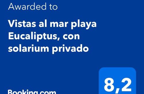 L'Eucaliptus Apartment | Vistas al mar playa Eucaliptus, con solarium privado