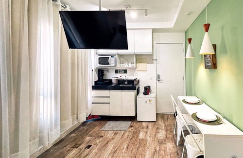 Sao Paulo Apartment | Vitta Apt 3 min from Allianz, Pool, Parking & Wi-Fi