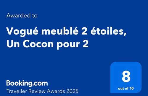 Vogue Apartment | Vogué meublé 2 étoiles, Un Cocon pour 2