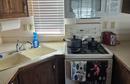 Tucson Resort | Voyager RV Resort Park Model in an active adult resort in sunny Tucson AZ