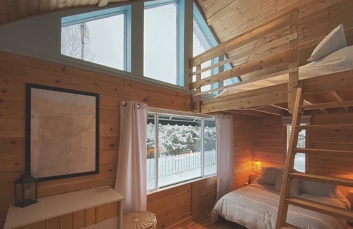 Sainte-Lucie-des-Laurentides Ski Chalet | Vrbo Property