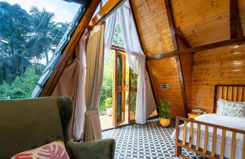 Mandrem Resort | Vrihi A-Frame Villa: Aranya AC 2-Bed Wi-Fi Mandrem Beach