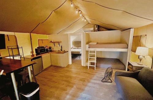 Sutherland Springs Other | Wake and Glamp: Safari Tent Retreat for Water Sport Lovers in Cibolo, TX