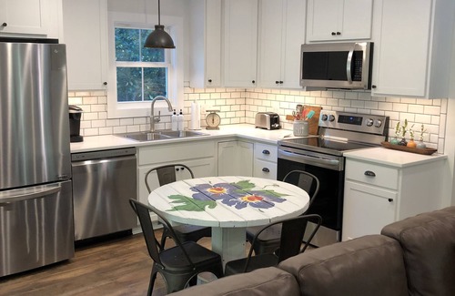 Etowah Cottage | Wake up to a waterfall. Near Dupont, Brevard, Hendersonville.