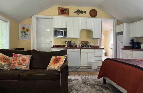 Suttons Bay Apartment | Walk everywhere in the adorable village of Suttons Bay.