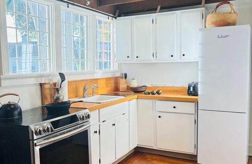 Clinton House | Walk to beach! Historic 2 story waterside home with harbor and beach views.