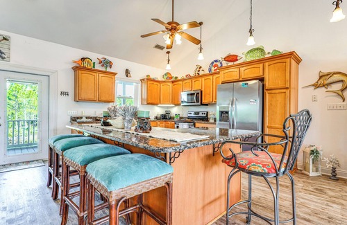 Surf Side Shores House | Walk to Beach: Peaceful Home in Gulf Shores!