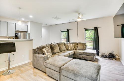 Hampton House | Walk to Dining Sleek Hampton Home with Deck!