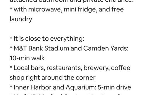 Downtown Baltimore House | Walk to Downtown and Stadiums Free Parking