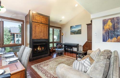 Telluride Apartment | Walk to Festivals! Windows, Fireplace, Hot Tub condo